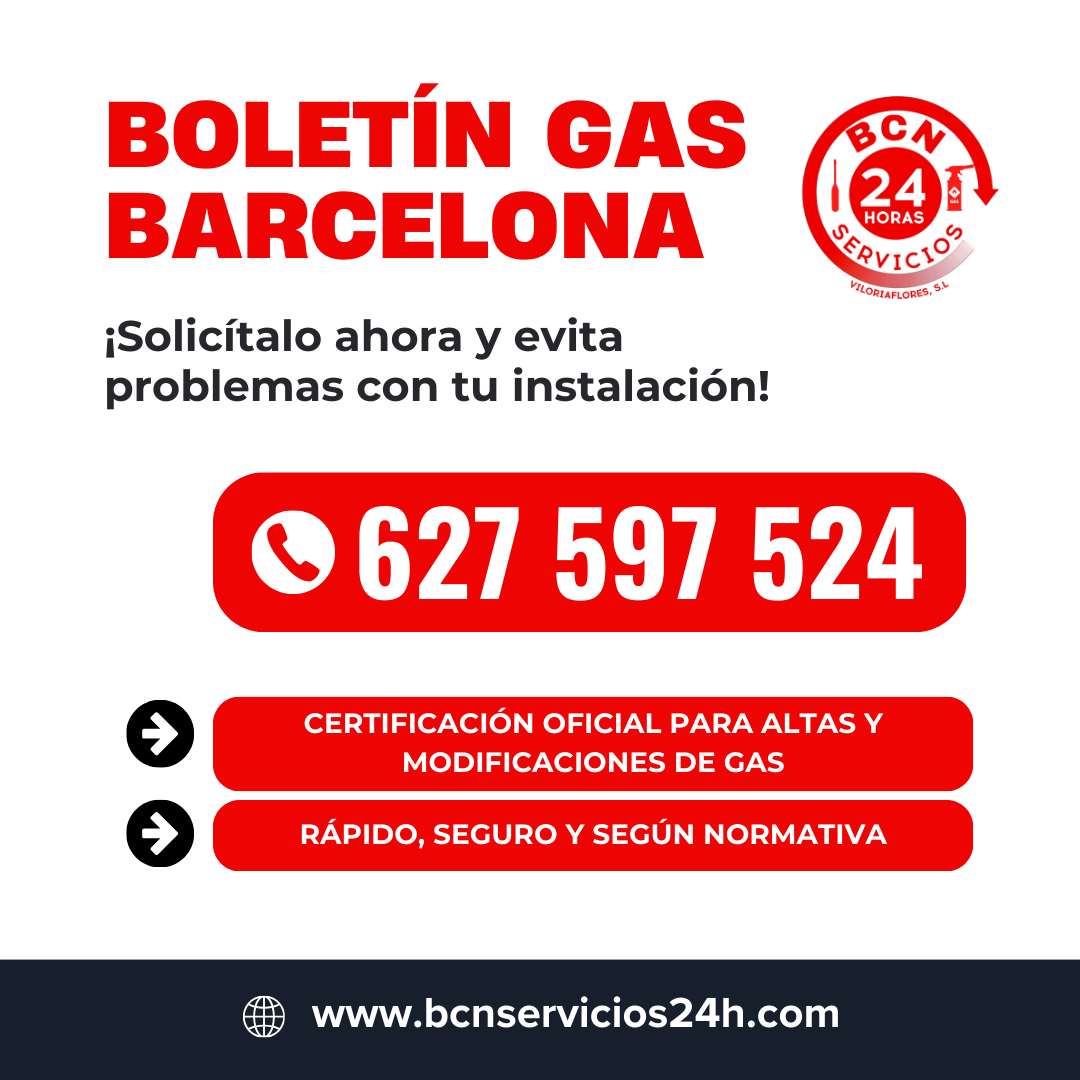 BOLETIN DE GAS BARCELONA