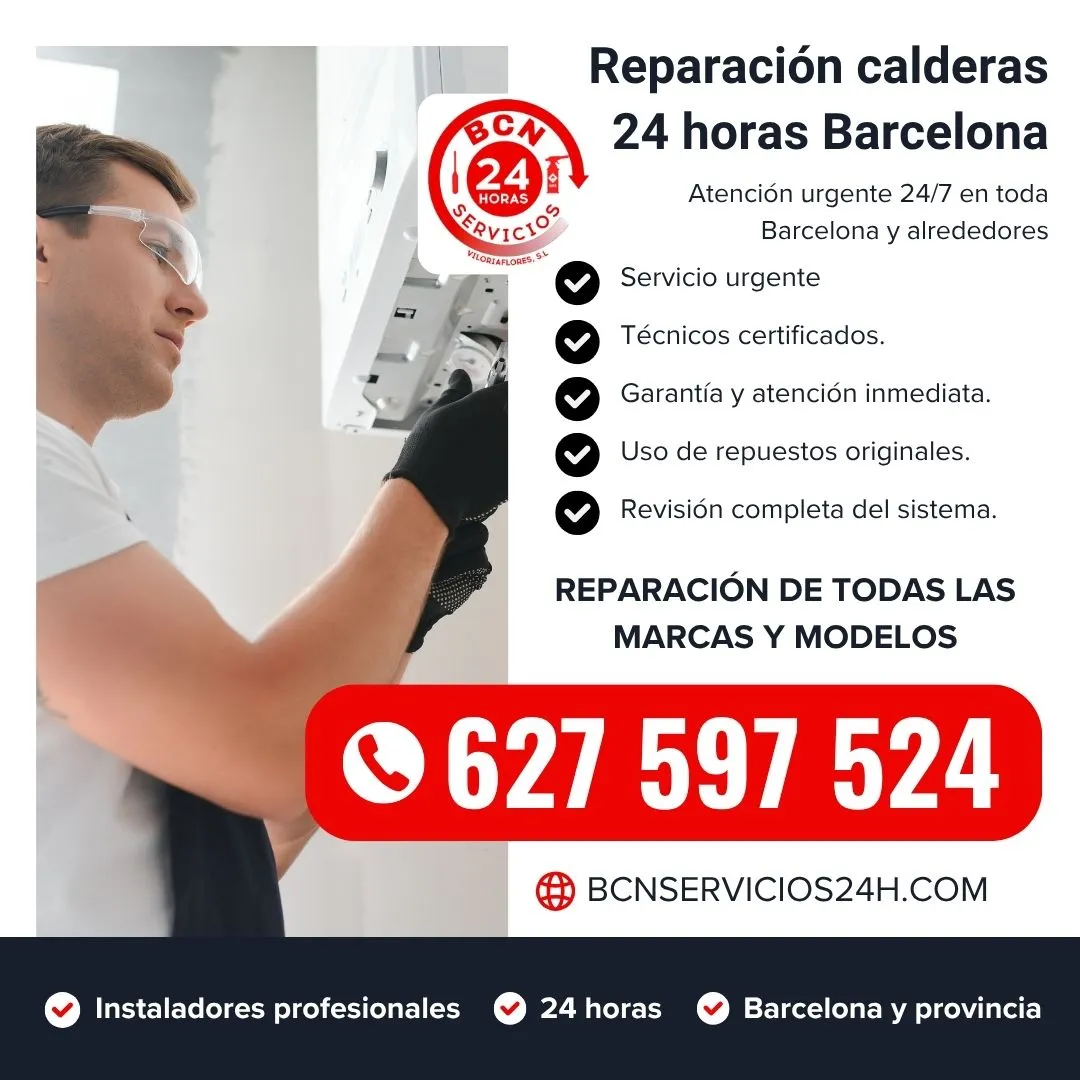 Reparación urgente calderas barcelona
