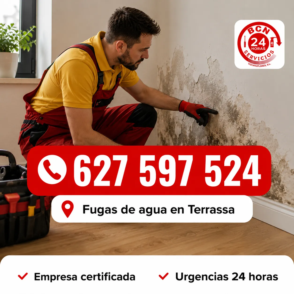 Reparación fugas de agua Terrassa