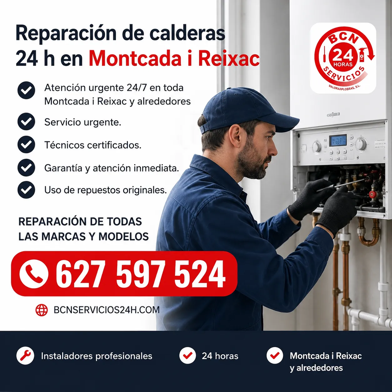 Reparación de calderas en montcada i Reixac